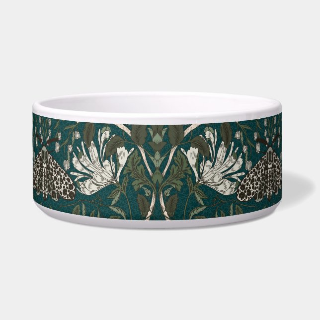 Tigela Leopard Moth e Honeysuckle Botanage (Frente)