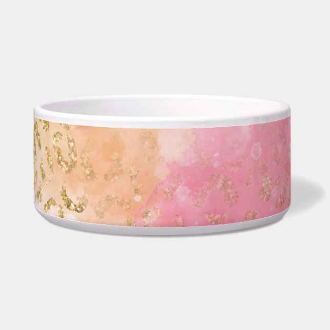 Tigela Leopard Paint Series Design 13 (Esquerda)