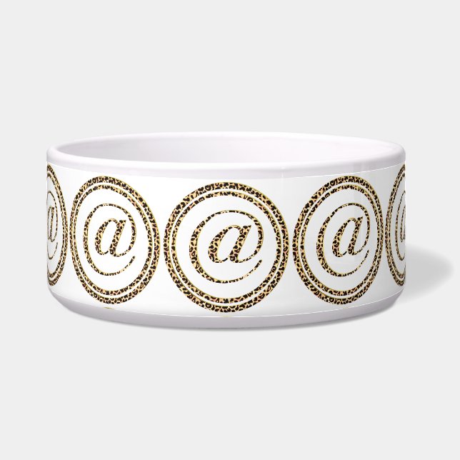 Tigela Leopardo @ (Frente)