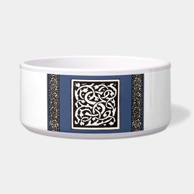 Tigela Letra Vintage Monograma S Art Nouveau (Frente)