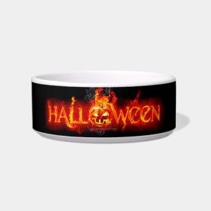 Tigela Letras ardentes maciças do SlipperyJoe's Halloween