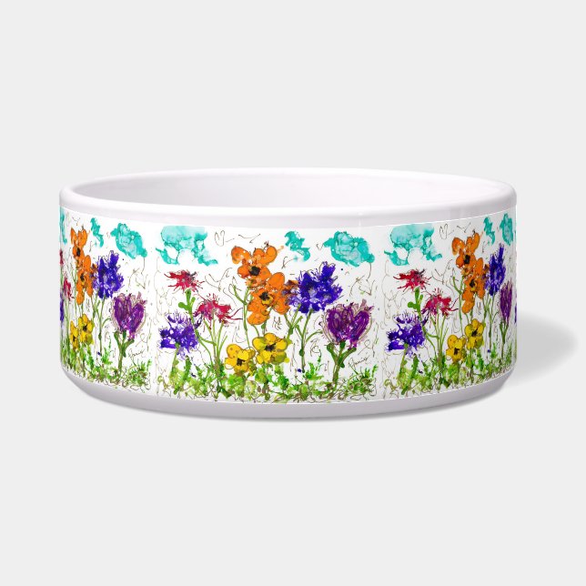 Tigela Linda Lovitude Pet Dish "Peace Garden" (Frente)