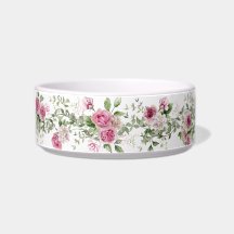 Linda Rosa Selvagem Floral Pet
