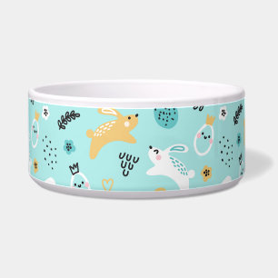 Tigela Lindo Coelho de Páscoa Kawaii Coelhos Ovos