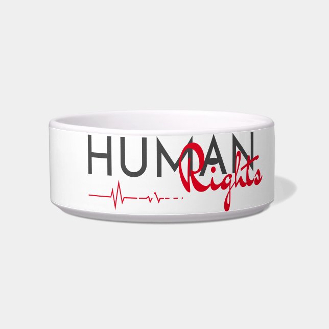 Tigela Linha de vida dos direitos humanos (Esquerda)
