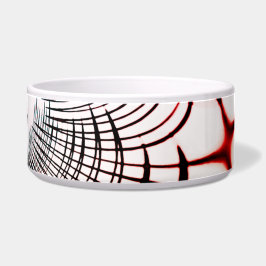 Tigela Linhas cruzadas de cores variadas, fundo claro