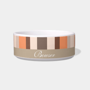 Tigela Listras do melão da baunilha