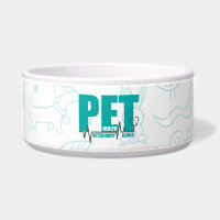 Logotipo azul Moderno da Clínica Veterinária