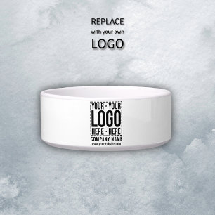 Tigela Logotipo Empresarial Personalizado Moderno e Elega