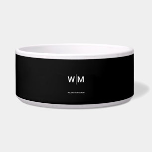 Tigela Logotipo Preto da Marca Empresa Comercial Corpor