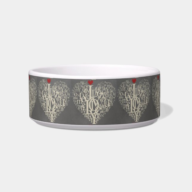 Tigela Love Pet Bowl (Frente)
