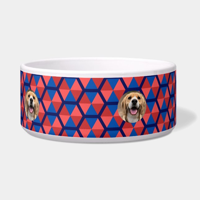 Tigela Mãe de Cães Negros Nome Personalizado Cachorro Com (Direita)