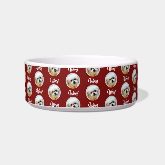 Tigela Malshi Maroon Dog Bowl (Frente)