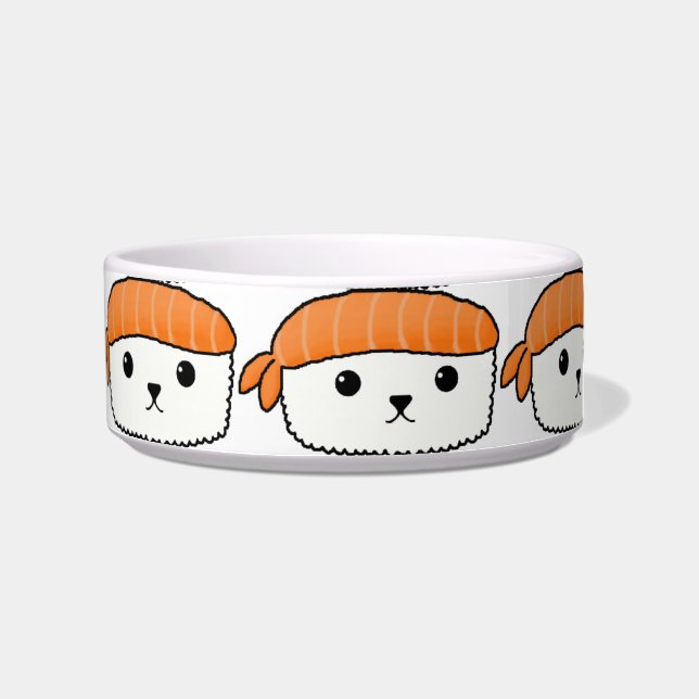 Tigela Mamesushi - bacia bonito do gato do sushi (Direita)