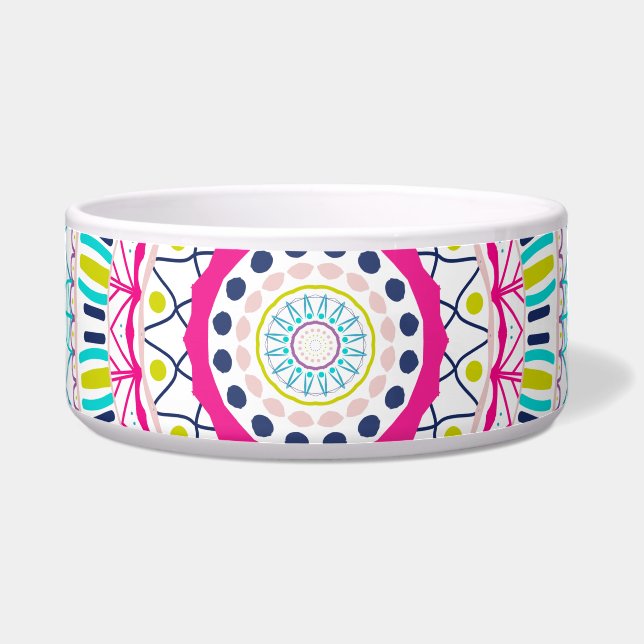 Tigela mandala colorida (Frente)
