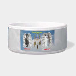 Tigela Maravilhosa Anjos Cerâmicos Grande Pet Bowl