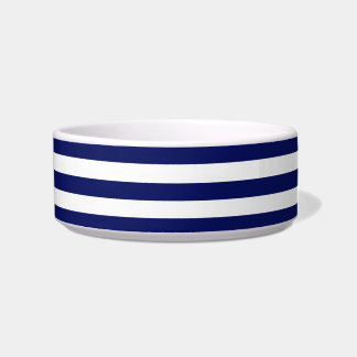 Tigela Marinho Azul Branco Horiz Pré-Disquete Stripe #3 M