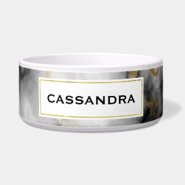 Tigela Mármore das Cinzas Enfumaçados modernas com fita D