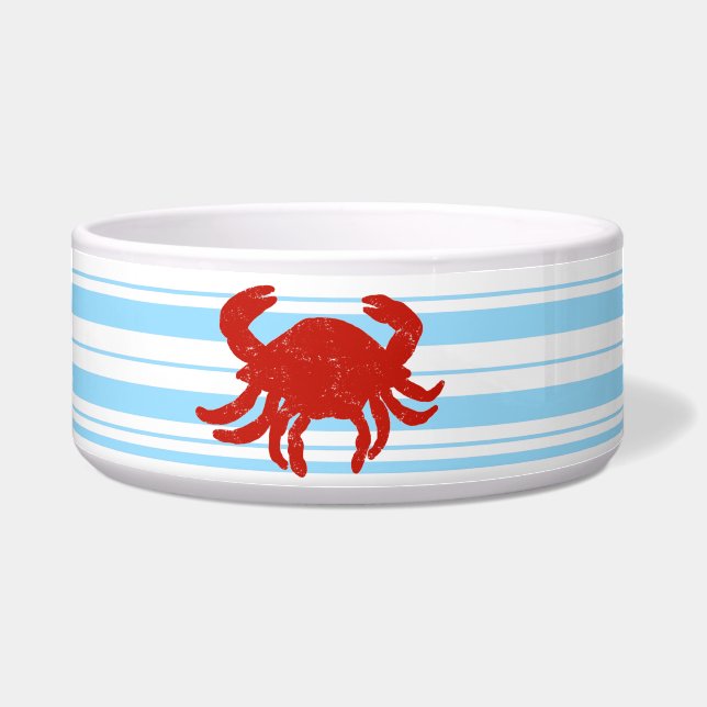 Tigela Maryland Crab Cerâmica Pet Bowl (Frente)