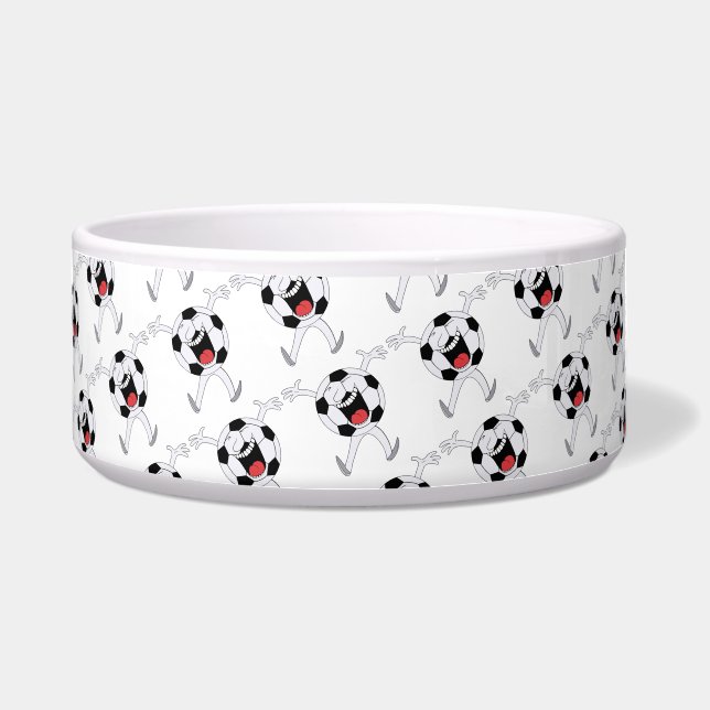 Tigela Mascote Bola de Futebol Sorridente (Frente)