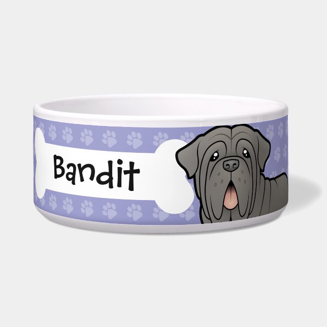 Tigela Mastiff napolitano (Frente)