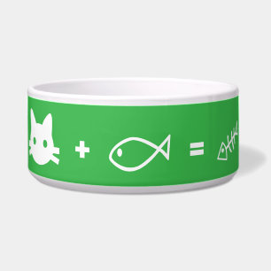 Tigela Matemática de gatos