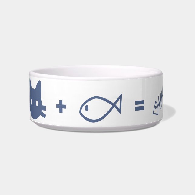 Tigela Matemática de gatos (Frente)