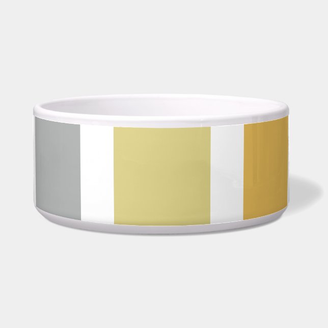 Tigela Matizes de metal de bronze prateado Dourado (Frente)