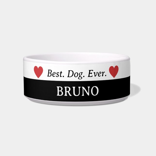 Tigela Melhor Cachorro Alguma Vez Cerâmica (Frente)