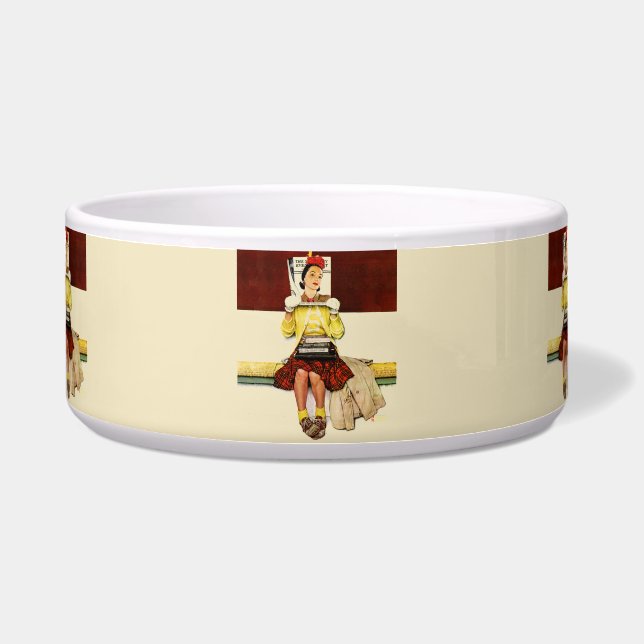 Tigela Menina de cobrir (Frente)