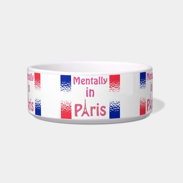 Tigela Mentally In Paris Pet Bowl (Frente)