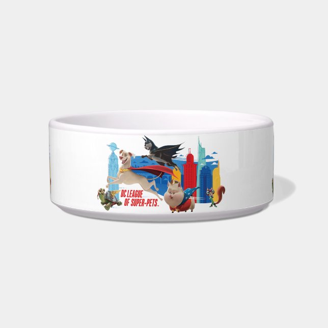 Tigela Metrópole de patrulhamento Super Pets (Frente)