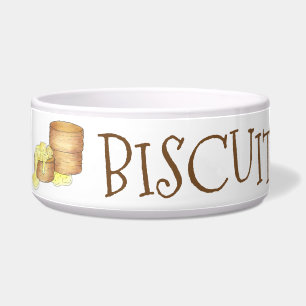 Tigela Meu nome é BISCUIT Southern Biscuits and Gravy