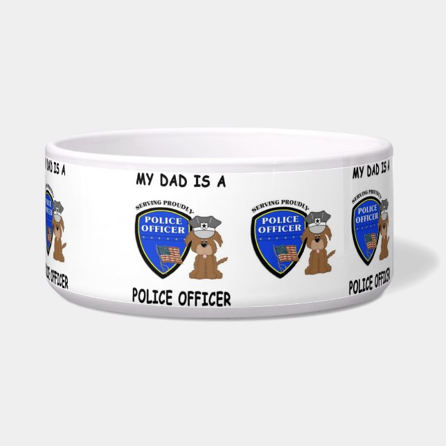 Tigela Meu Pai de Polícia (Direita)