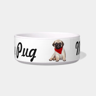 Tigela Meu Pug Personalizado Bowl