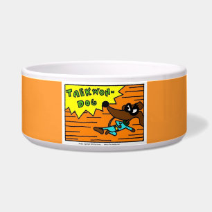 Tigela Midge TAEKWON-DOG Pet Bowl - Laranja