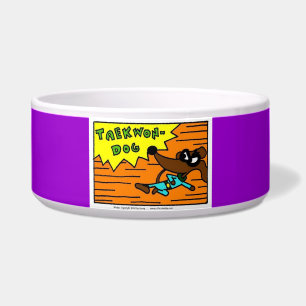 Tigela Midge TAEKWON-DOG Pet Bowl - Roxo