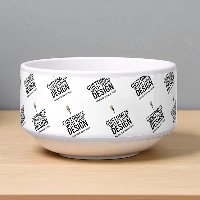 Tigela Minimalista Personalizada Com Marca Da Empr (Criador carregado)