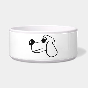 Tigela Mínimo Line Art Dog Bowl - Canino Elegante