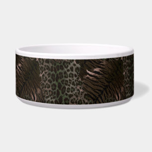 Tigela Moda pele de tigre leopardo