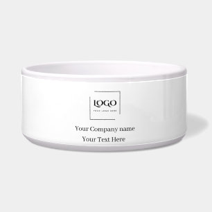 Tigela Modelo de logotipo personalizado elegante
