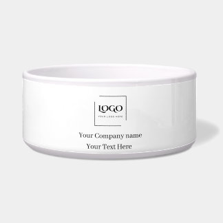 Tigela Modelo de logotipo personalizado elegante