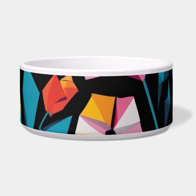 Tigela modern Simple Star geometric colorful pattern (Direita)