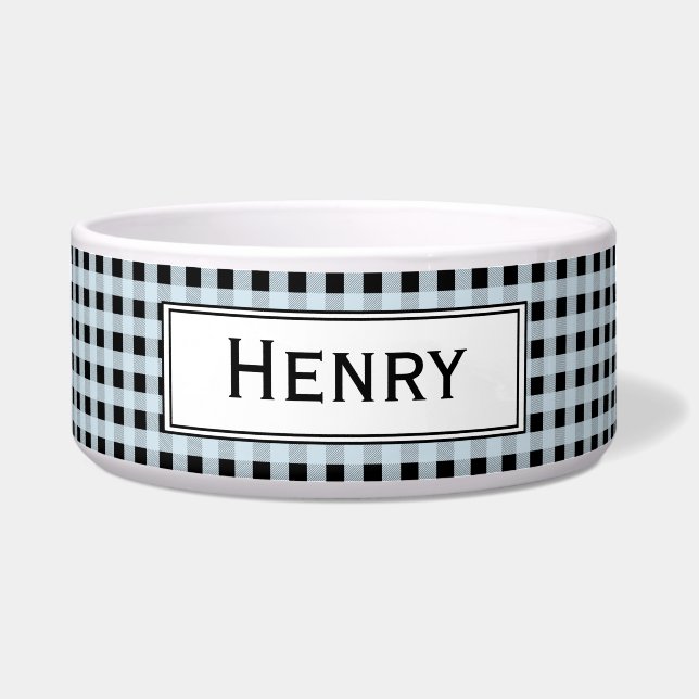 Tigela Monograma da verificação | do búfalo (Frente)