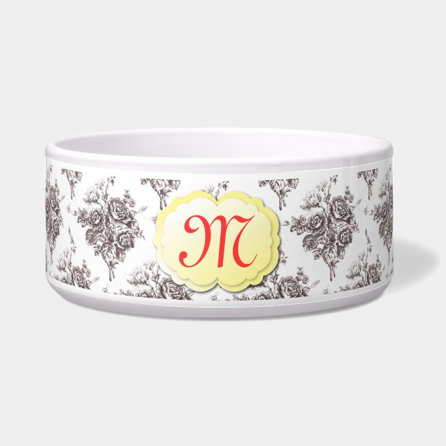 Tigela Monograma Toile Pet Bowl (Frente)