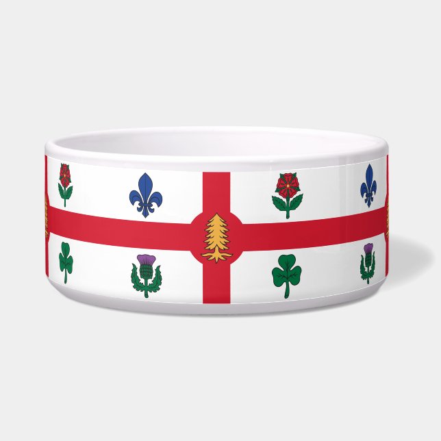 Tigela Montreal Flag on Pet Bowl (Frente)