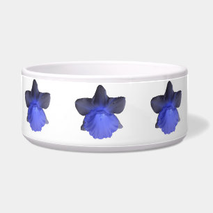 Tigela Moody Blue Drill Daffodil Dog Bowl