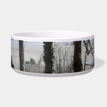 Morecambe Bay View Cerâmica Pet Bowl