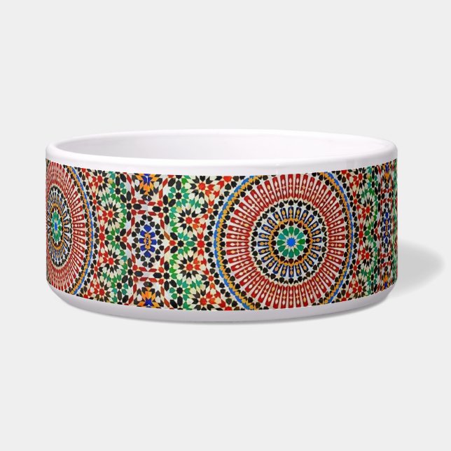 Tigela Moroccan Geometric Pattern  (Frente)