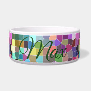 Tigela Mosaico de Flor Personalizado
